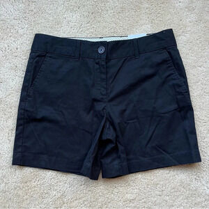 NWT Loft Women’s Black Chino Riviera Shorts - Size 4 - 100% Cotton